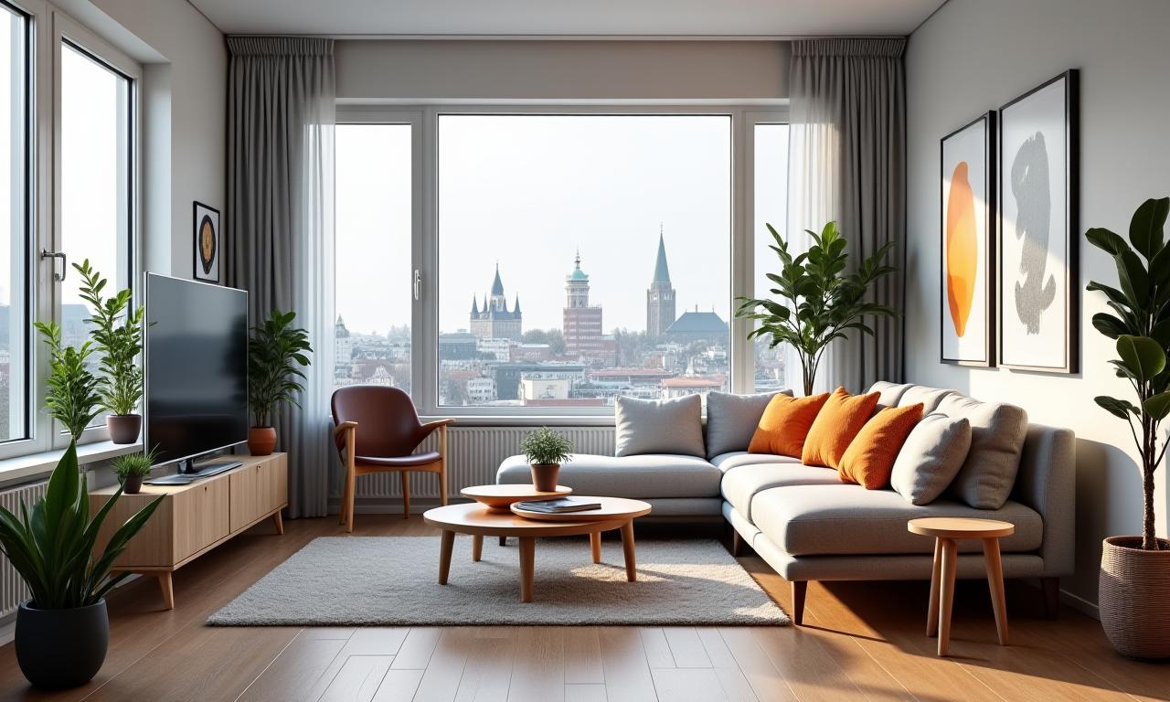 Stilfuld moderne lejlighed i København